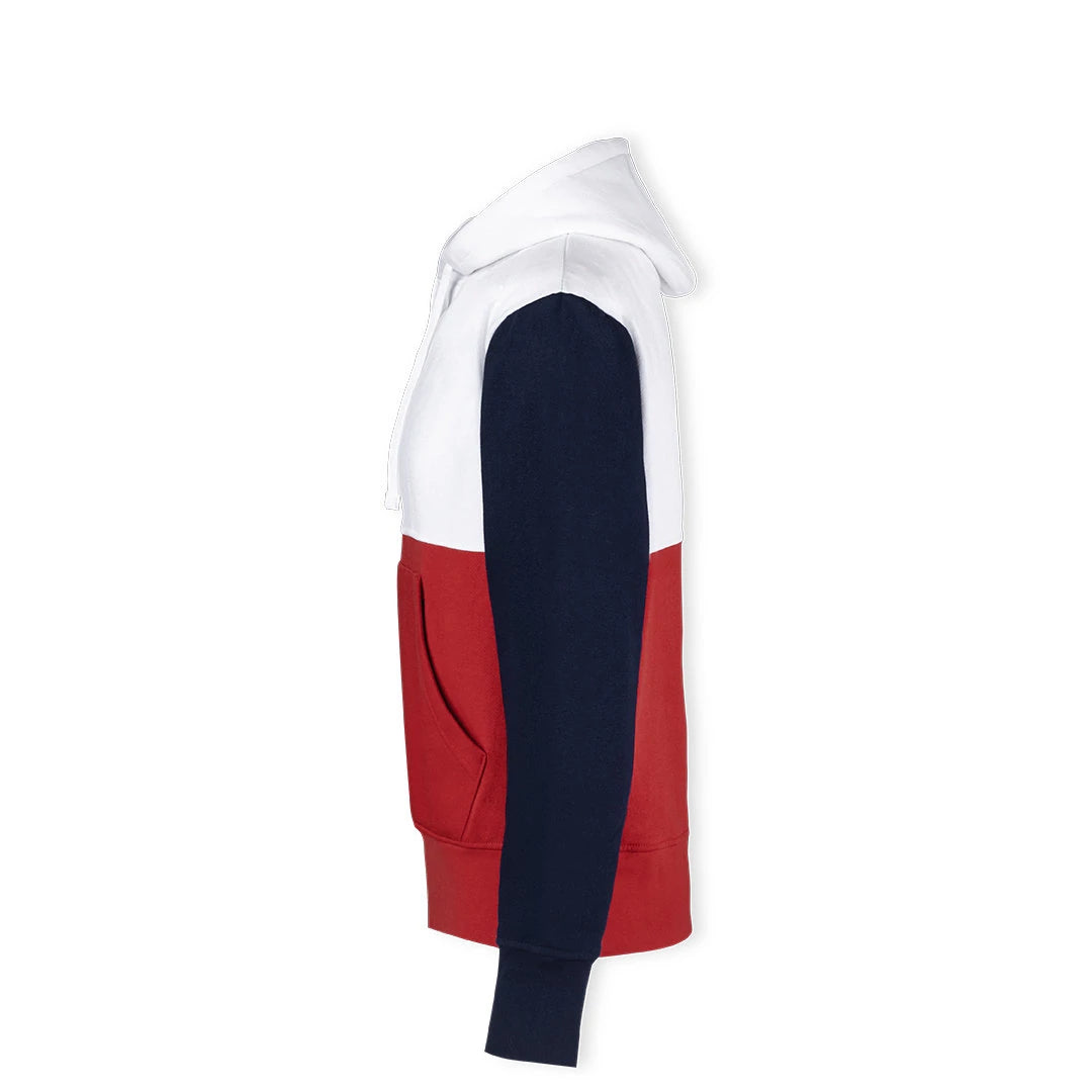 SUDADERA CON CAPUCHA TRICOLOR PARA ADULTO