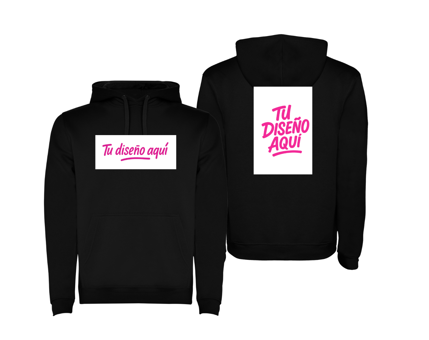 SUDADERA BLANCA SIN CAPUCHA  PARA INFANTIL Y  ADULTO