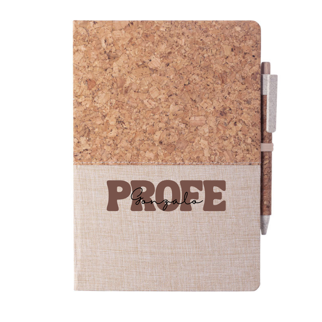 Set de bloc de notas y bolígrafo