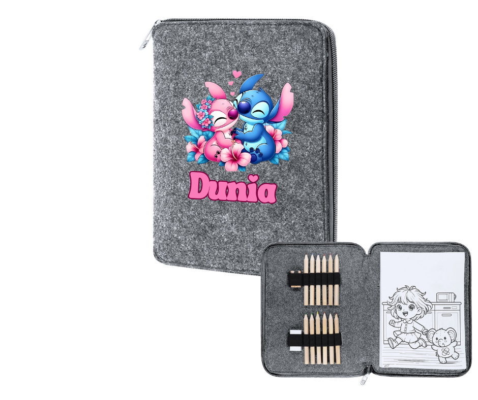 Set colorear fieltro