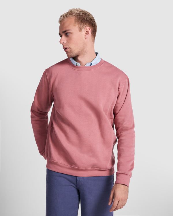 SUDADERA BLANCA SIN CAPUCHA  PARA INFANTIL Y  ADULTO