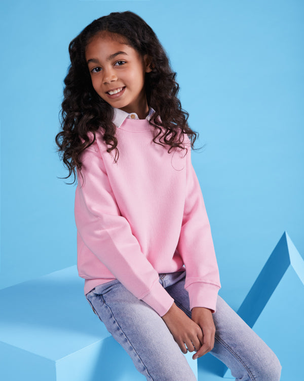 SUDADERA BLANCA SIN CAPUCHA  PARA INFANTIL Y  ADULTO