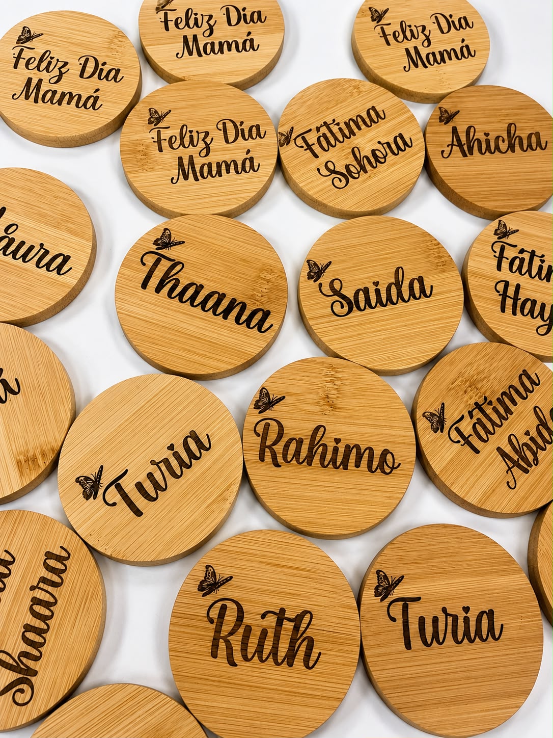 Espejo madera personalizado ·1487·