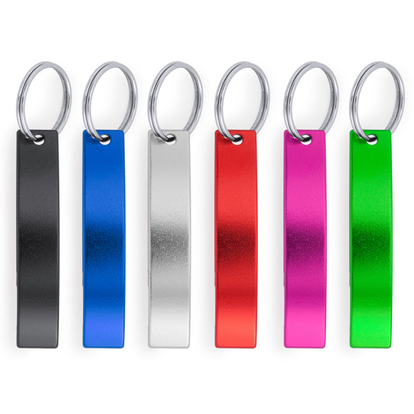 Llavero abridor de aluminio personalizado grabado láser ·4070·