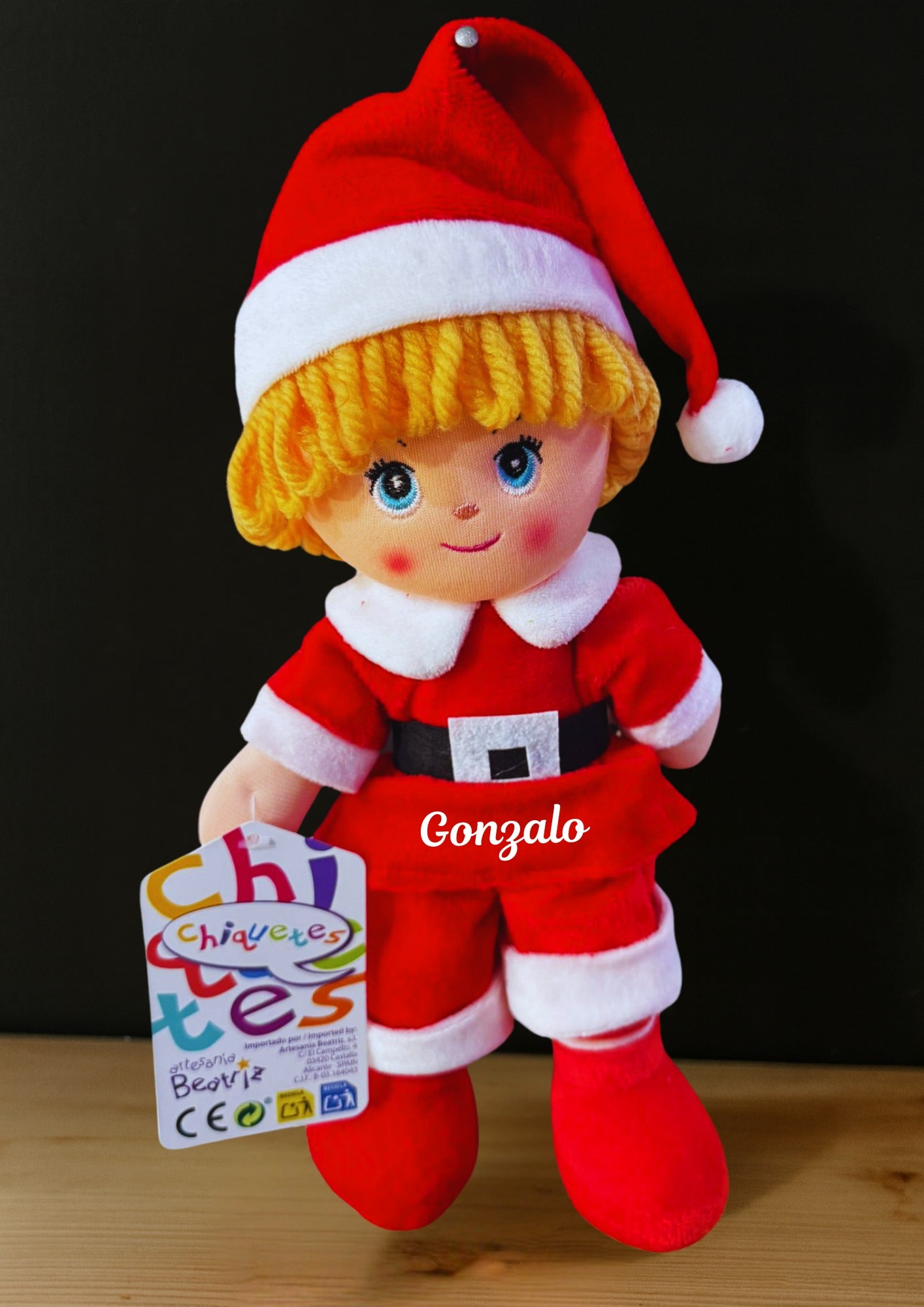 Elfo Navideño Personalizado con nombre(Incluye una carta de presentación)