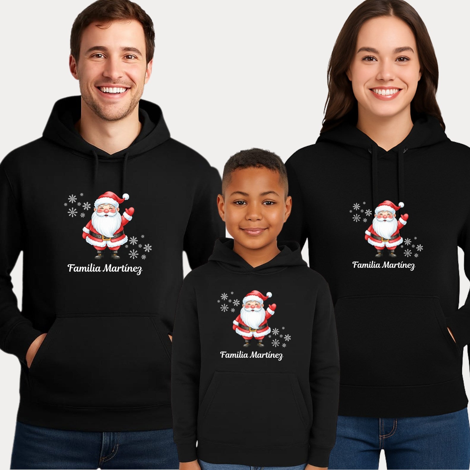 Sudadera Personalizada Navideña(varios colores disponibles)