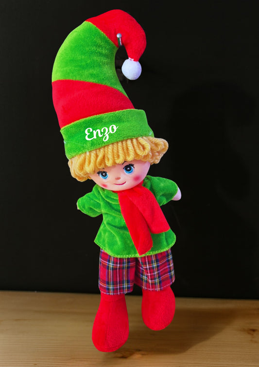 Duendecillo Navideño Personalizado con nombre(Incluye una carta de presentación)