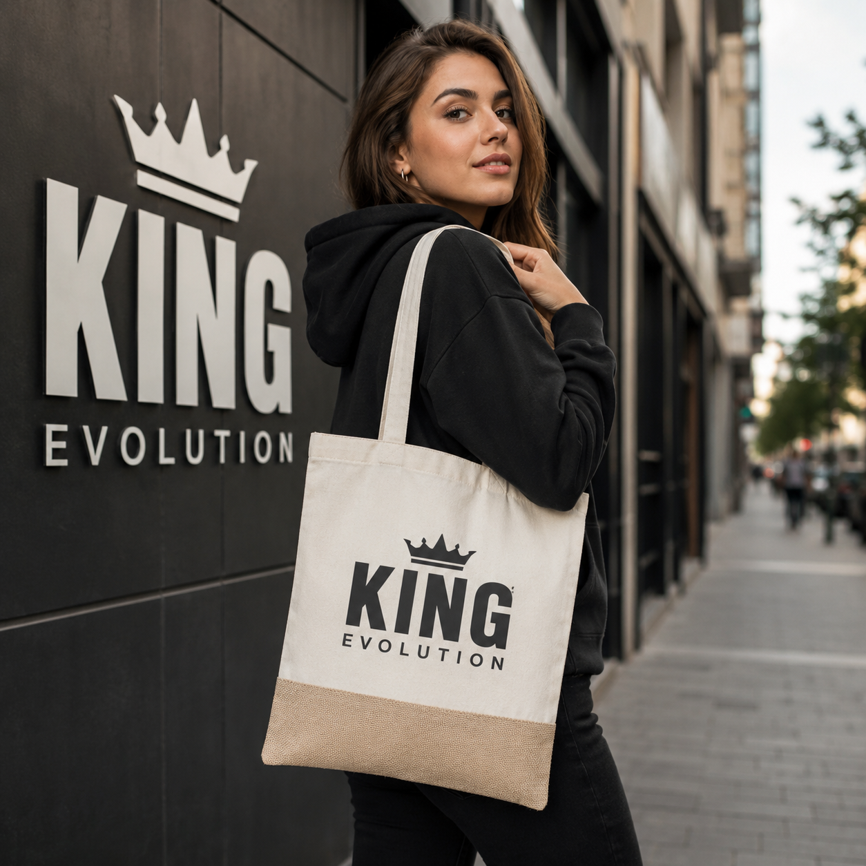 BOLSA TELA TOTE BAG ALGODÓN Y YUTE ·7556