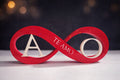 Infinito con iniciales personalizado