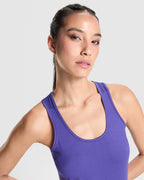 Camiseta técnica de tirantes entallada transpirable y elástica adulto ·6656·