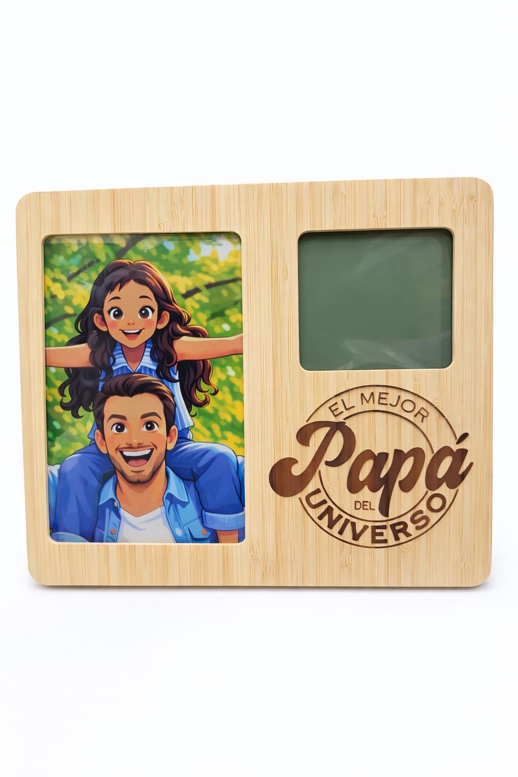 Reloj con foto y texto personalizado