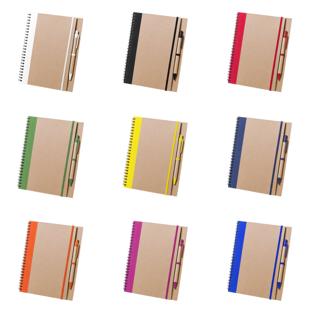 LIBRETA CARTÓN+BOLÍGRAFO