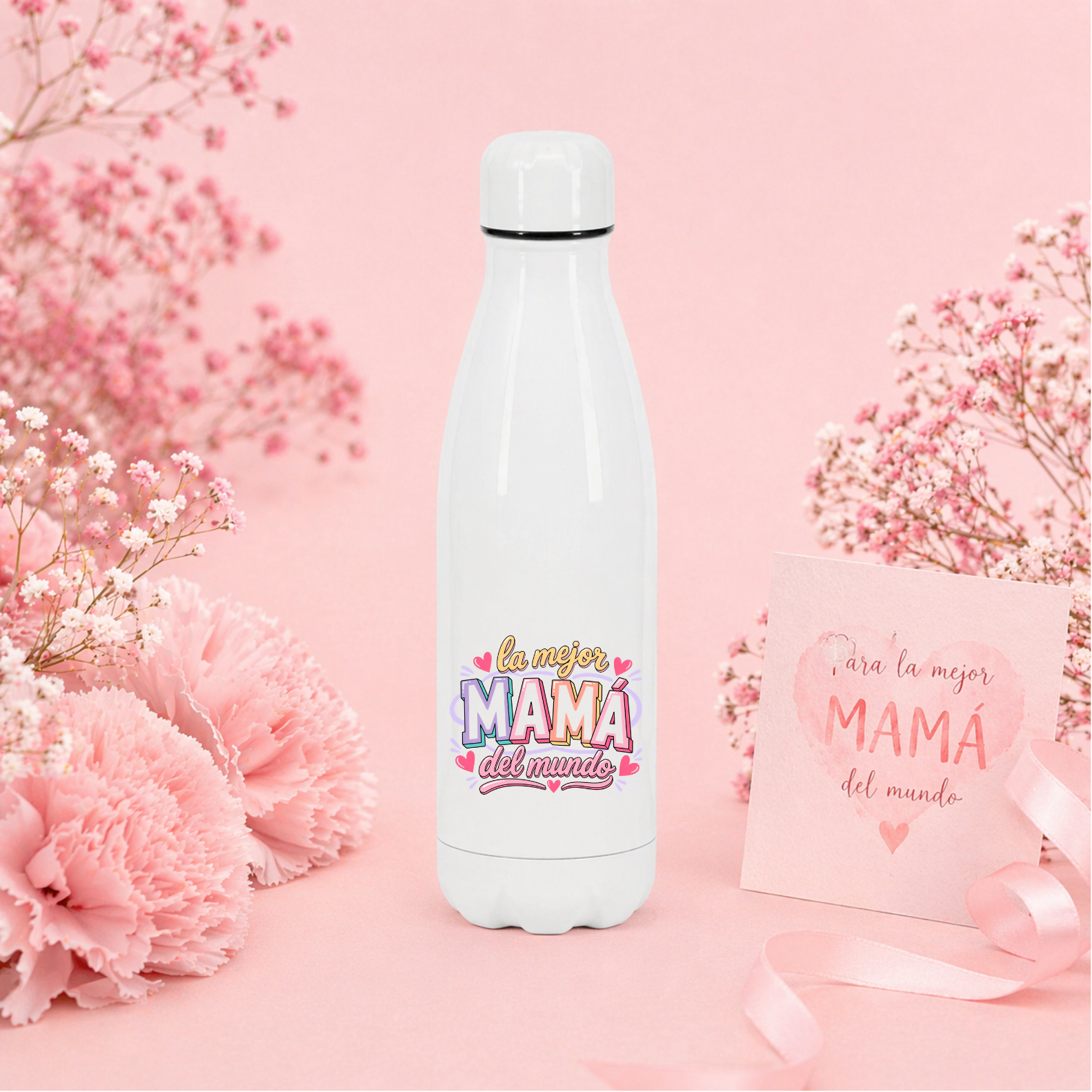 BOTELLA ACERO INOX 700ML DÍA DE LA MADRE