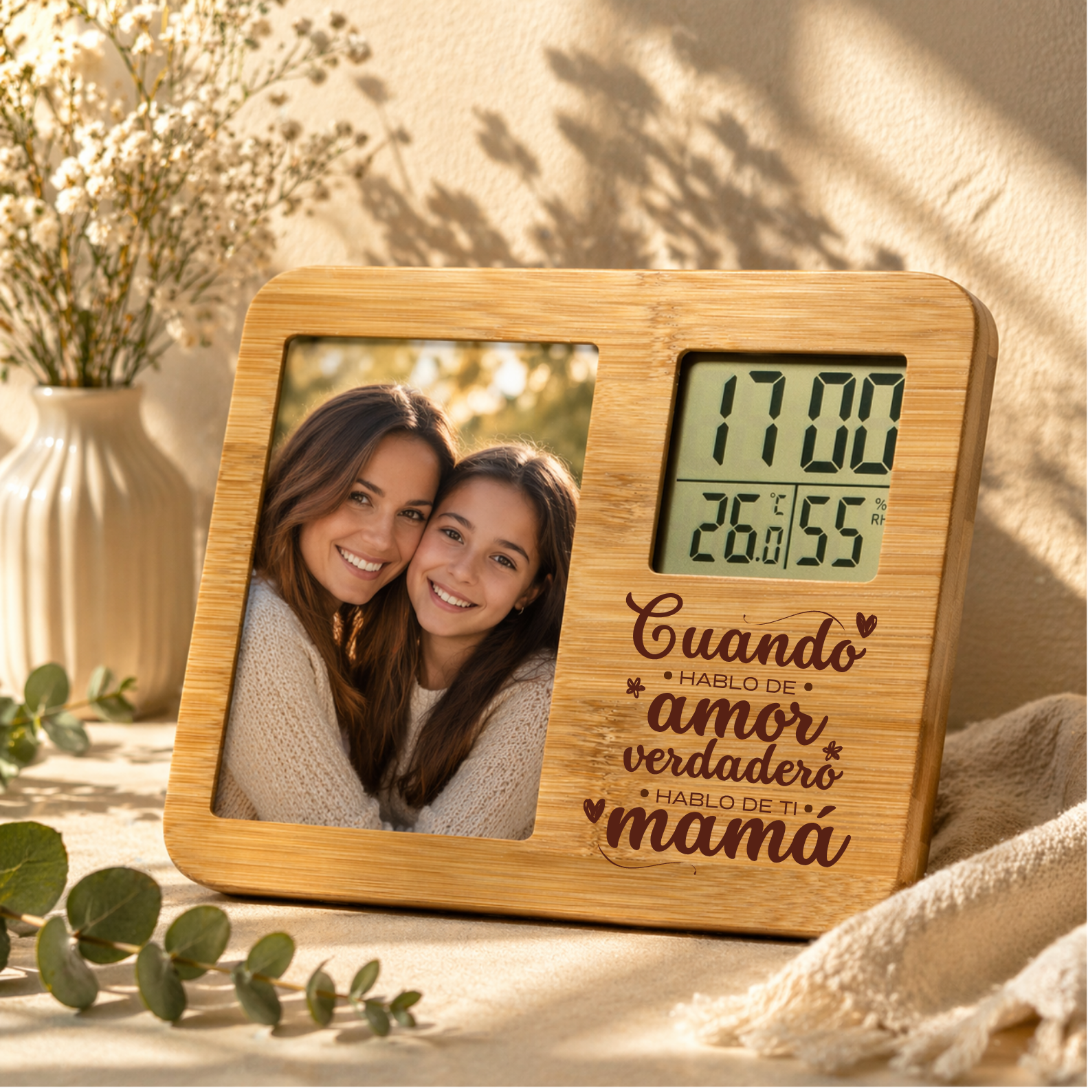 Reloj Personalizado con Foto y Texto