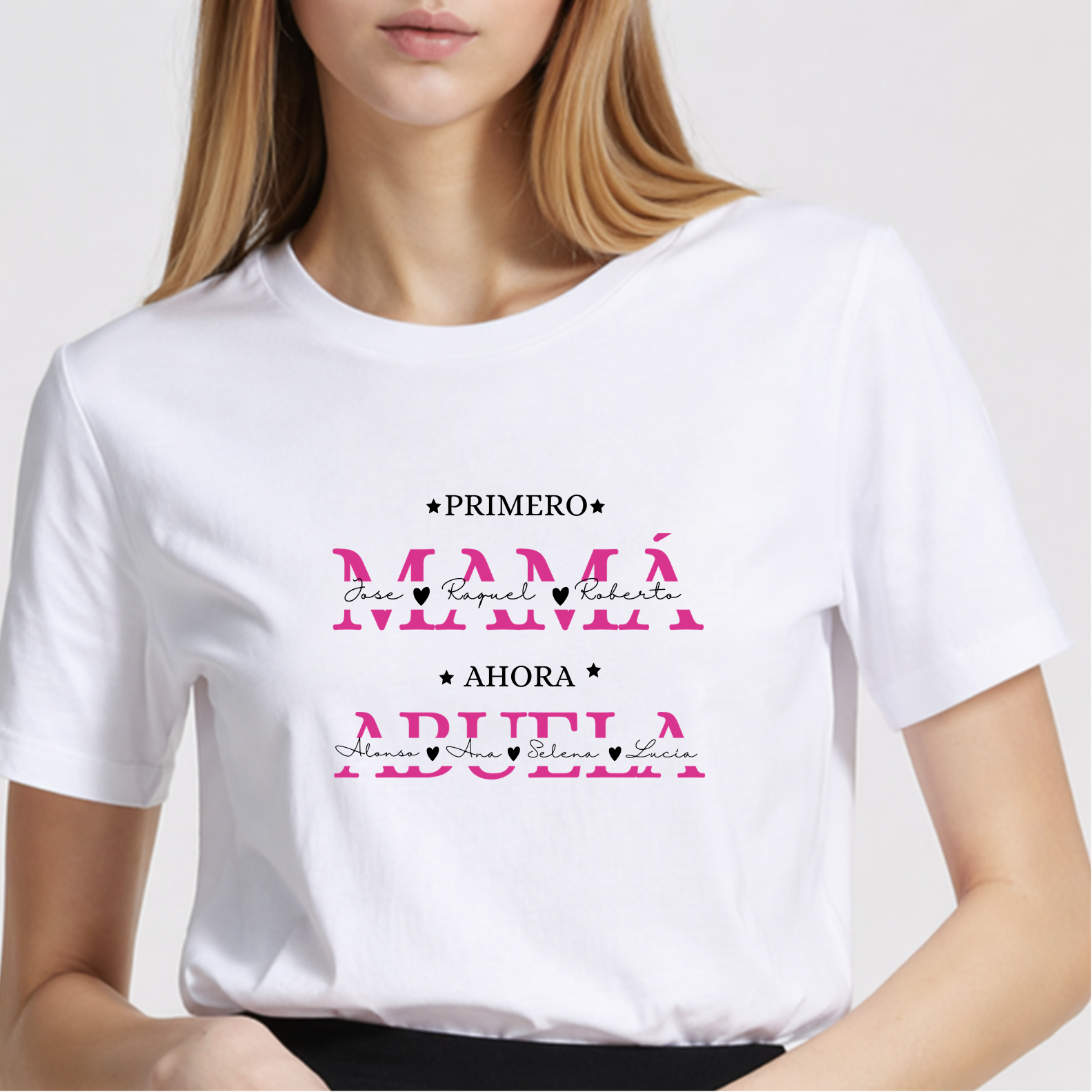 Camiseta  personalizable día de la madres