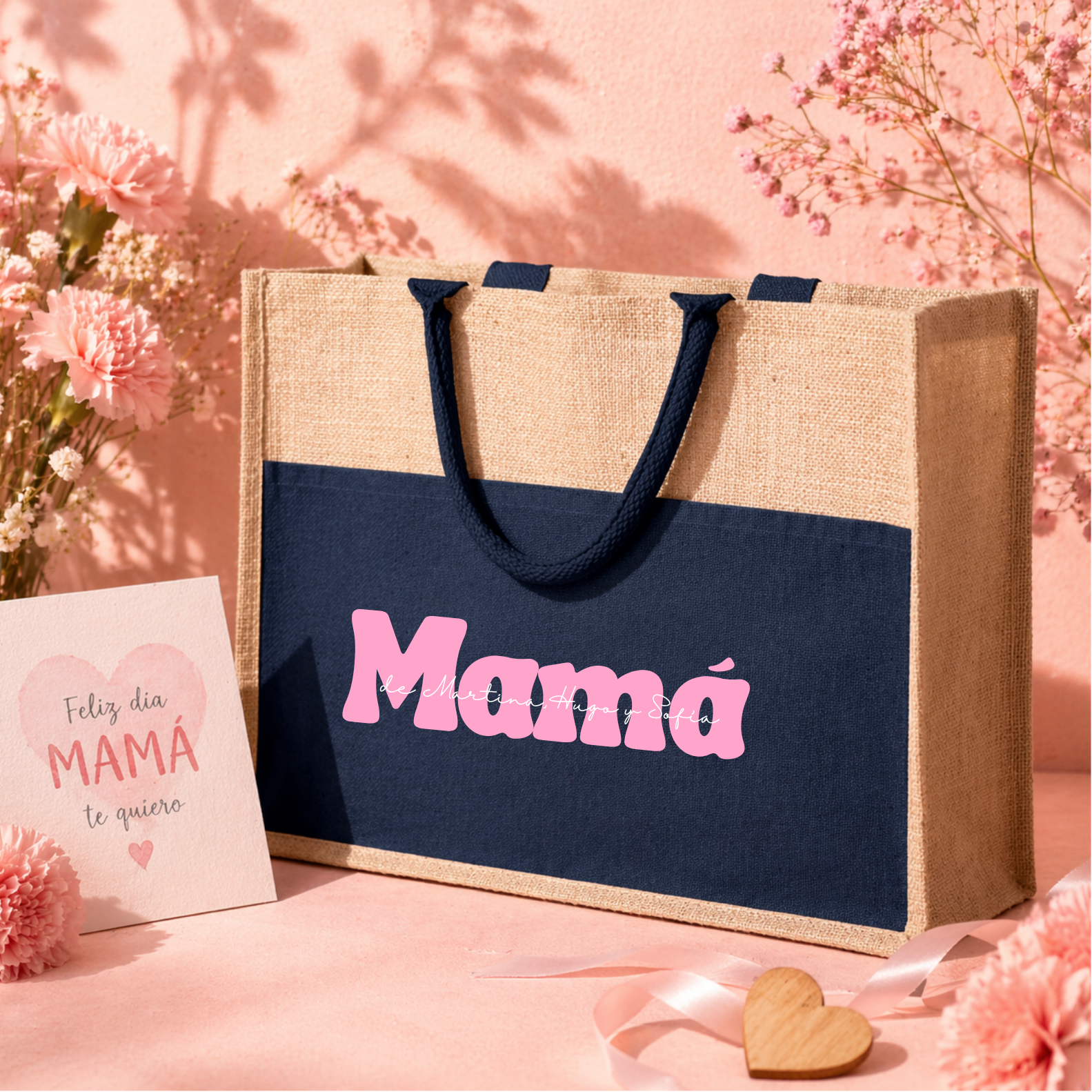 Bolso yute día de las madres