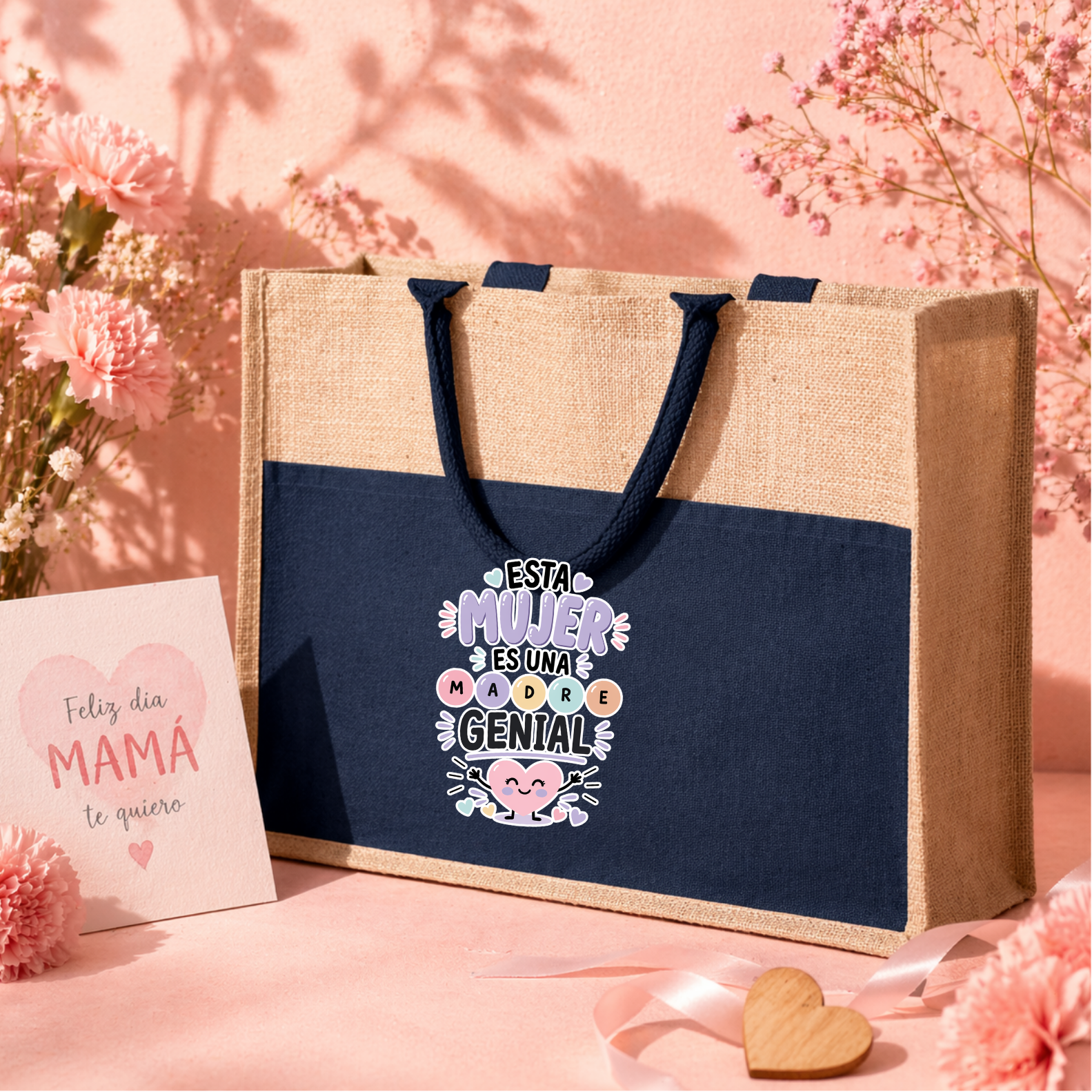 Bolso yute día de las madres