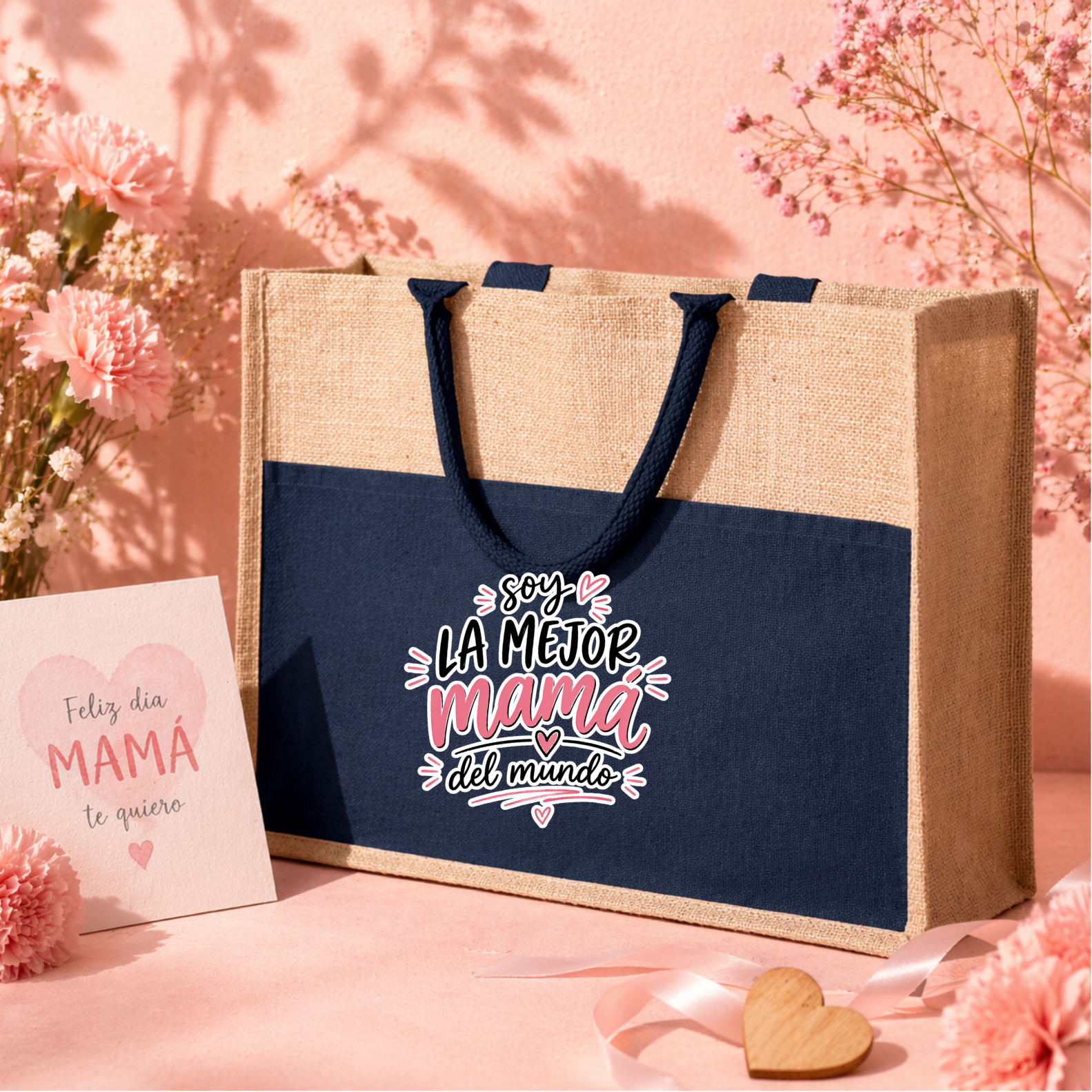 Bolso yute día de las madres