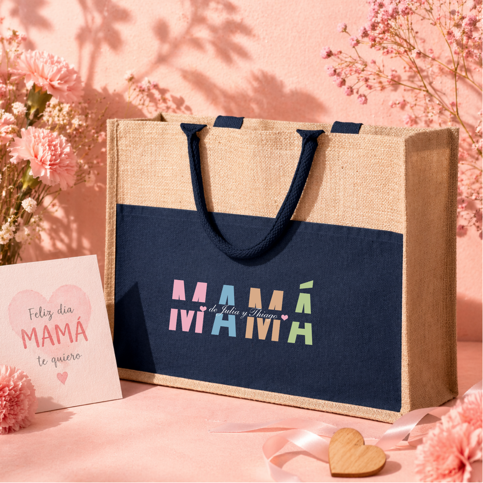 Bolso yute día de las madres