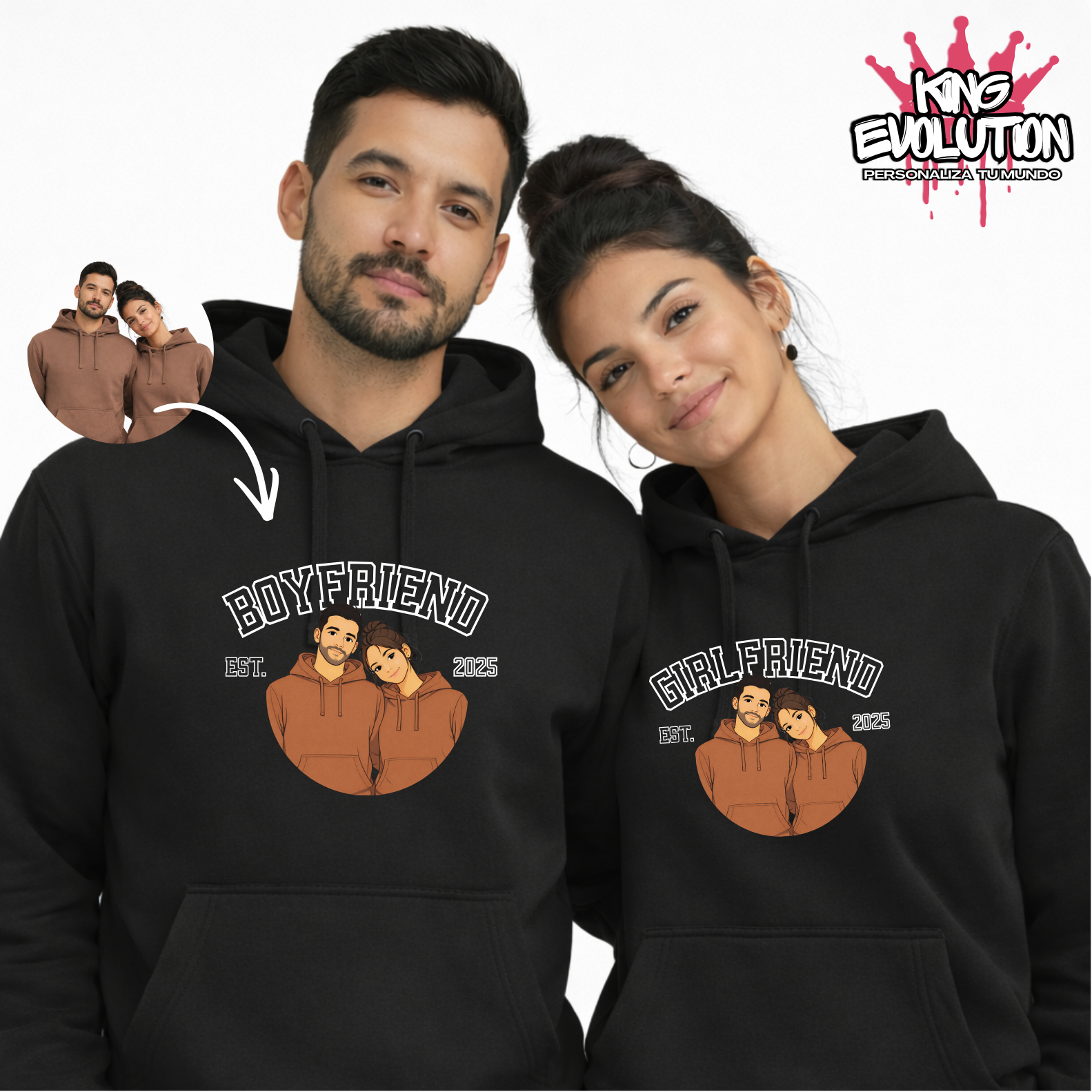 Sudadera personalizada -Flat color (sin sombras)