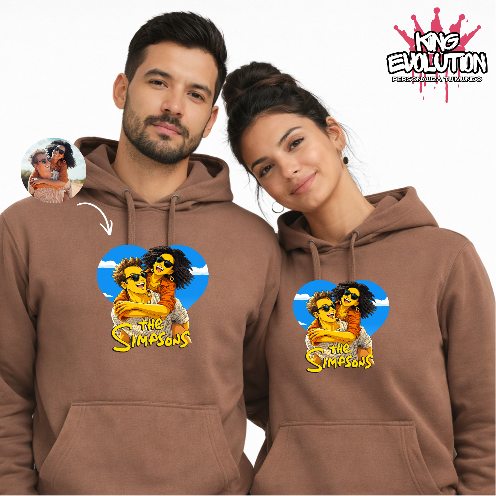 Sudadera personalizada estilo Simpsons