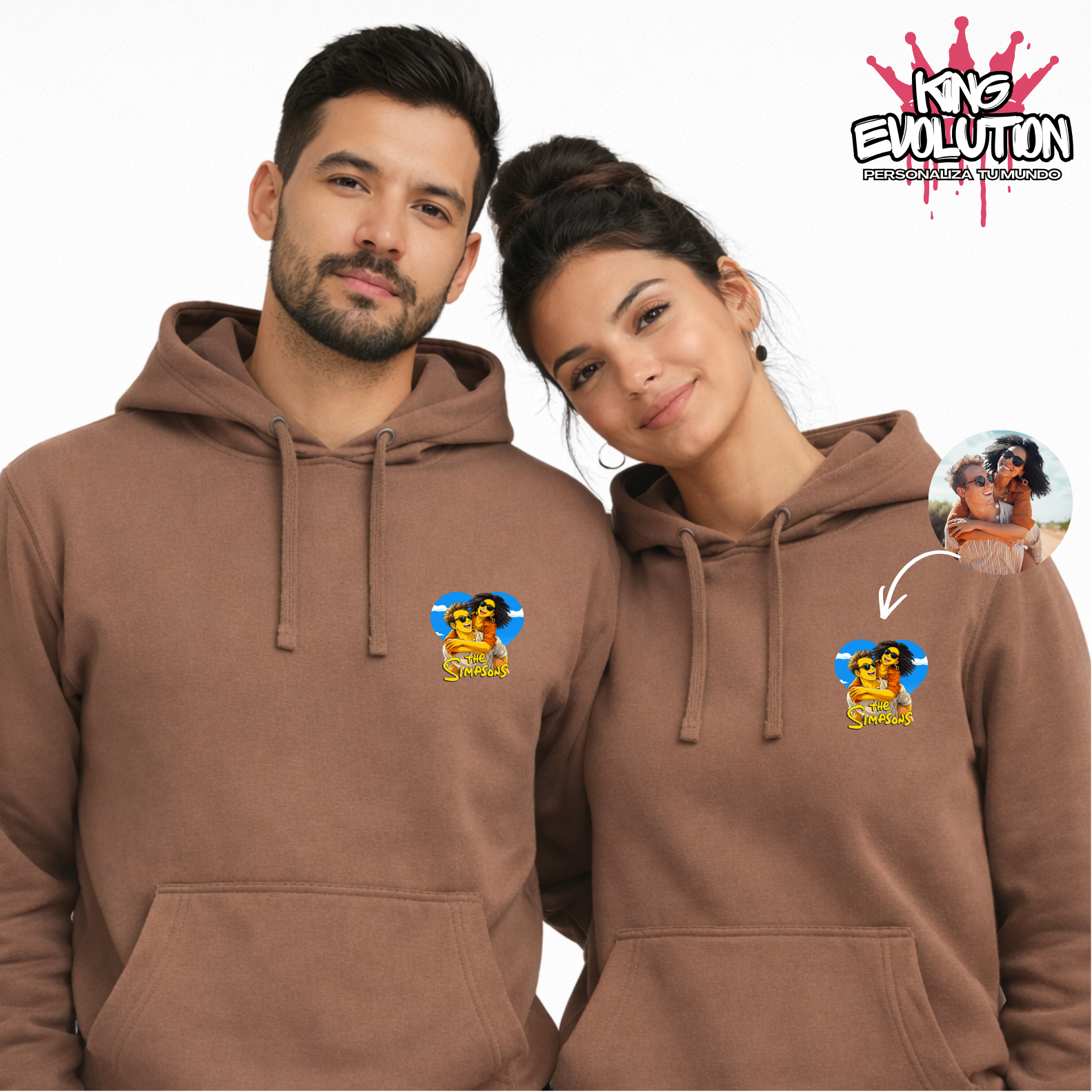 Sudadera personalizada estilo Simpsons