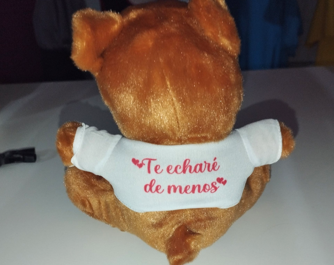 PELUCHE OSITO 16CM PERSONALIZADO