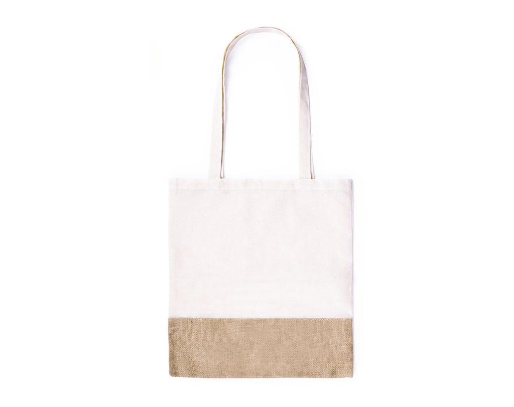 BOLSA TELA TOTE BAG ALGODÓN Y YUTE