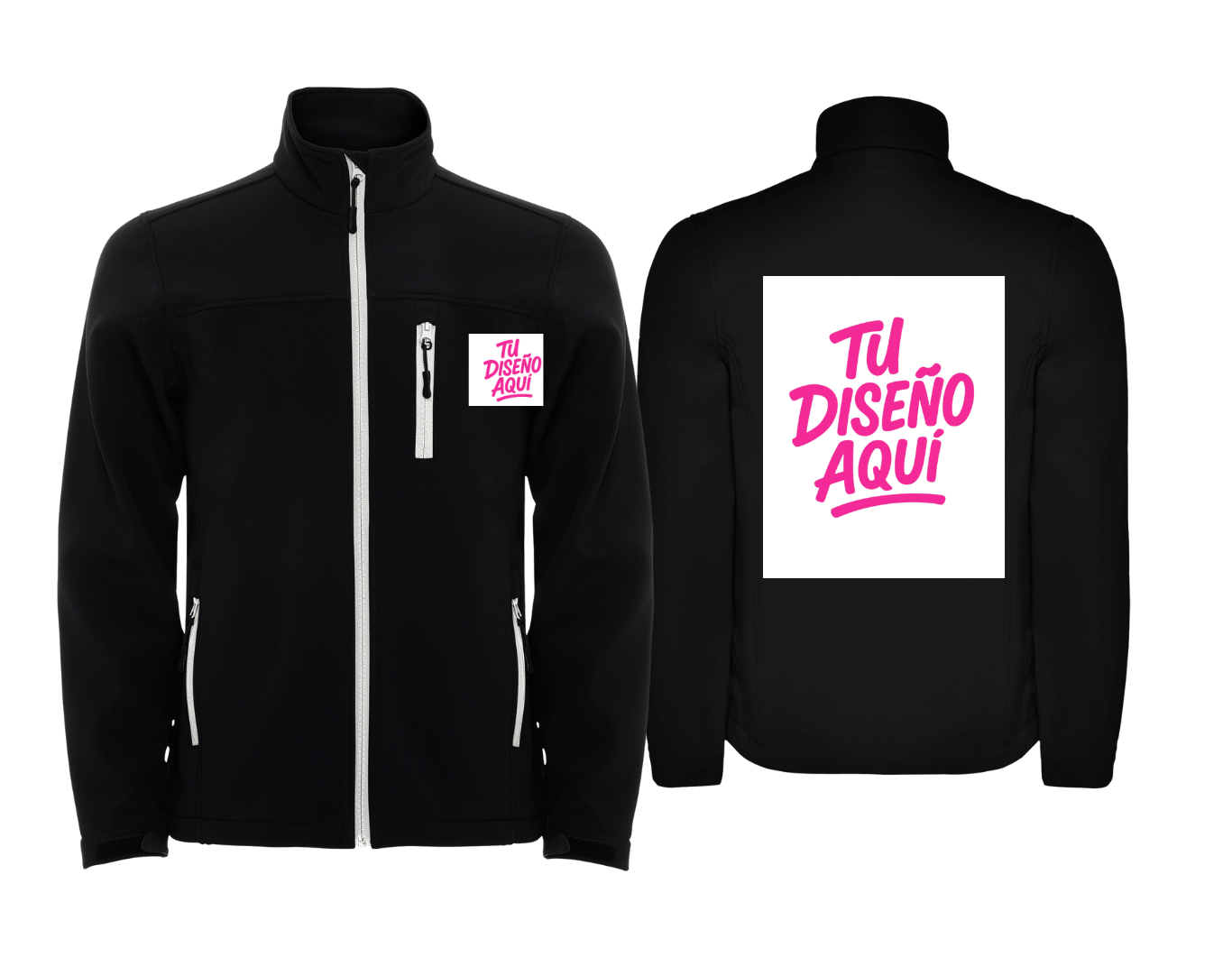SUDADERA NEGRA  PARA INFANTIL Y  ADULTO