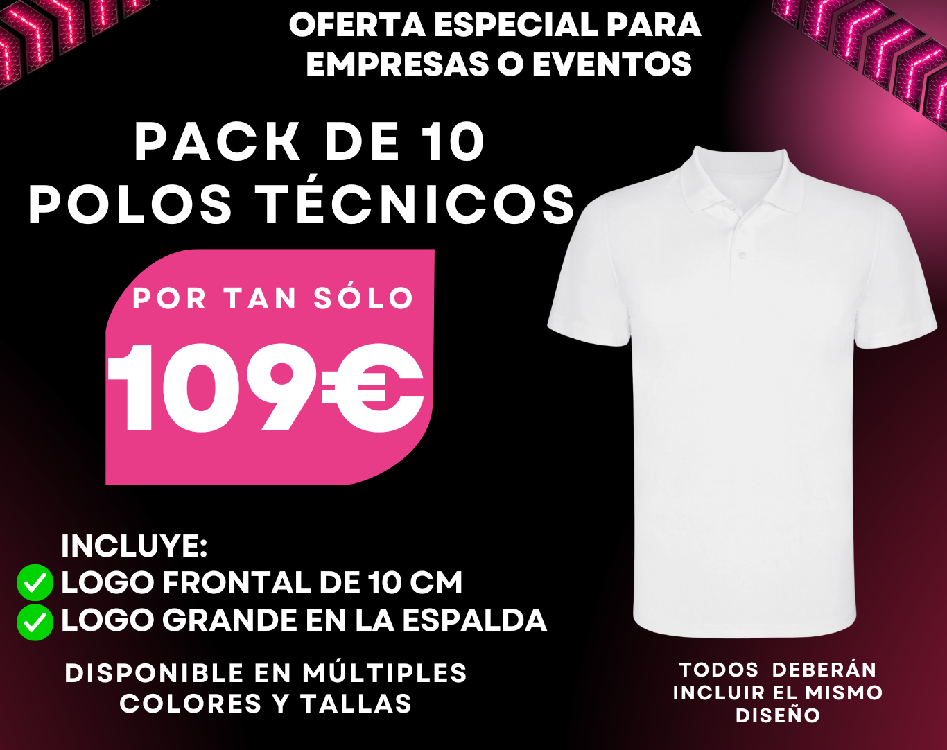 PACK POLOS TÉCNICOS