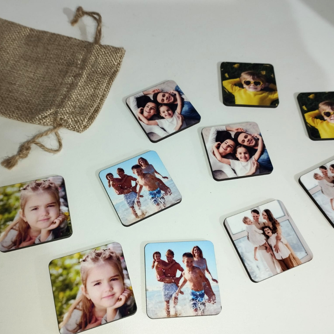 JUEGO DE MEMORIA MADERA 10 PIEZAS PERSONALIZADO