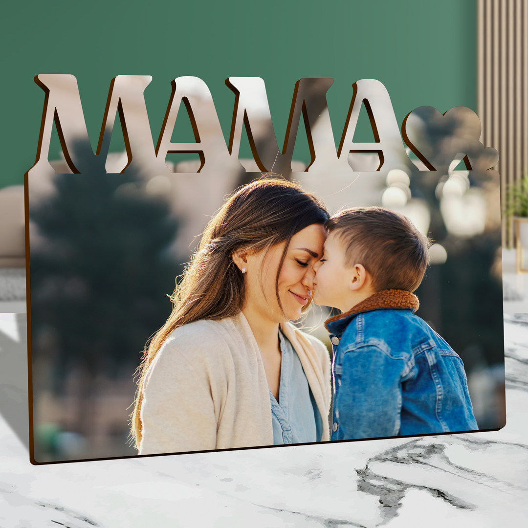 FOTOPANEL DE  MADERA PERSONALIZADO 15x20cm MAMÁ