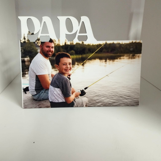FOTOPANEL DE  MADERA PERSONALIZADO 15x20cm PAPÁ