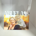 FOTOPANEL DE  MADERA PERSONALIZADO 15x20cm ABUELA