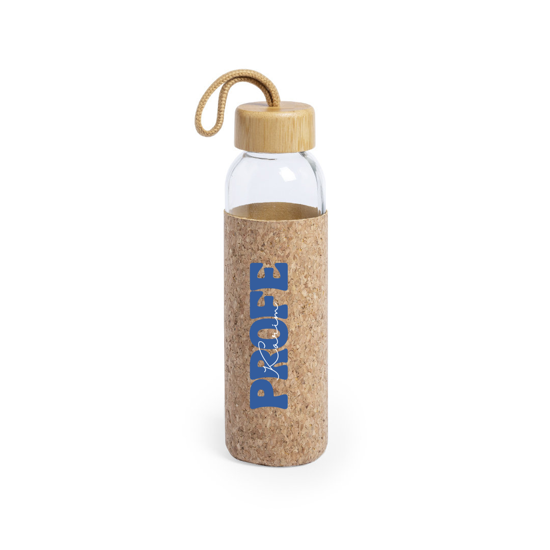 BOTELLA CRISTAL Y CORCHO