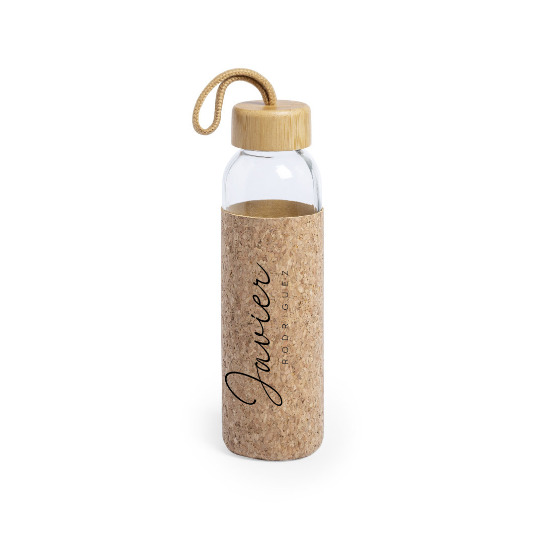 BOTELLA CRISTAL Y CORCHO