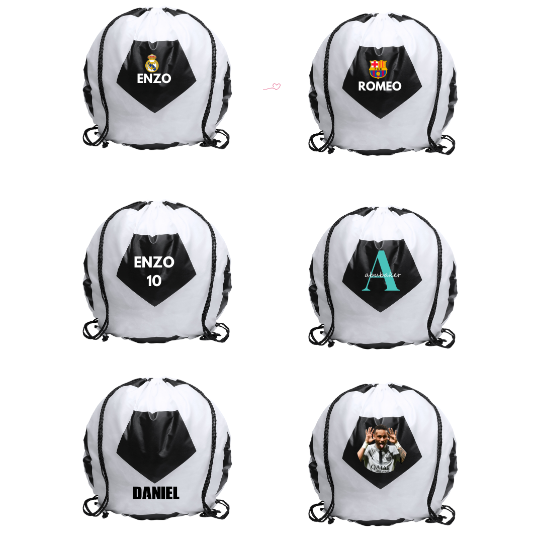 Mochila de cuerdas diseño balón