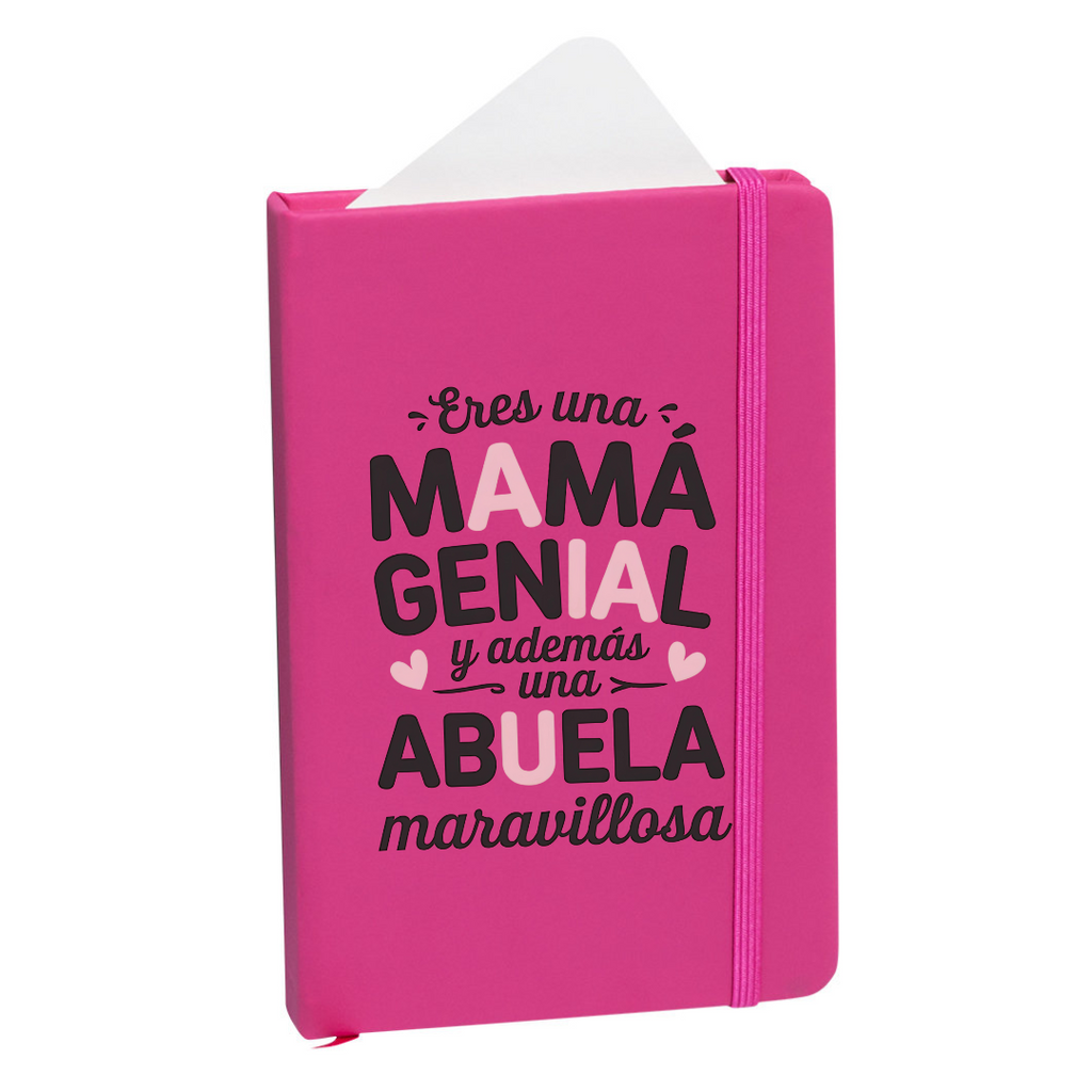 Bloc de notas fucsia