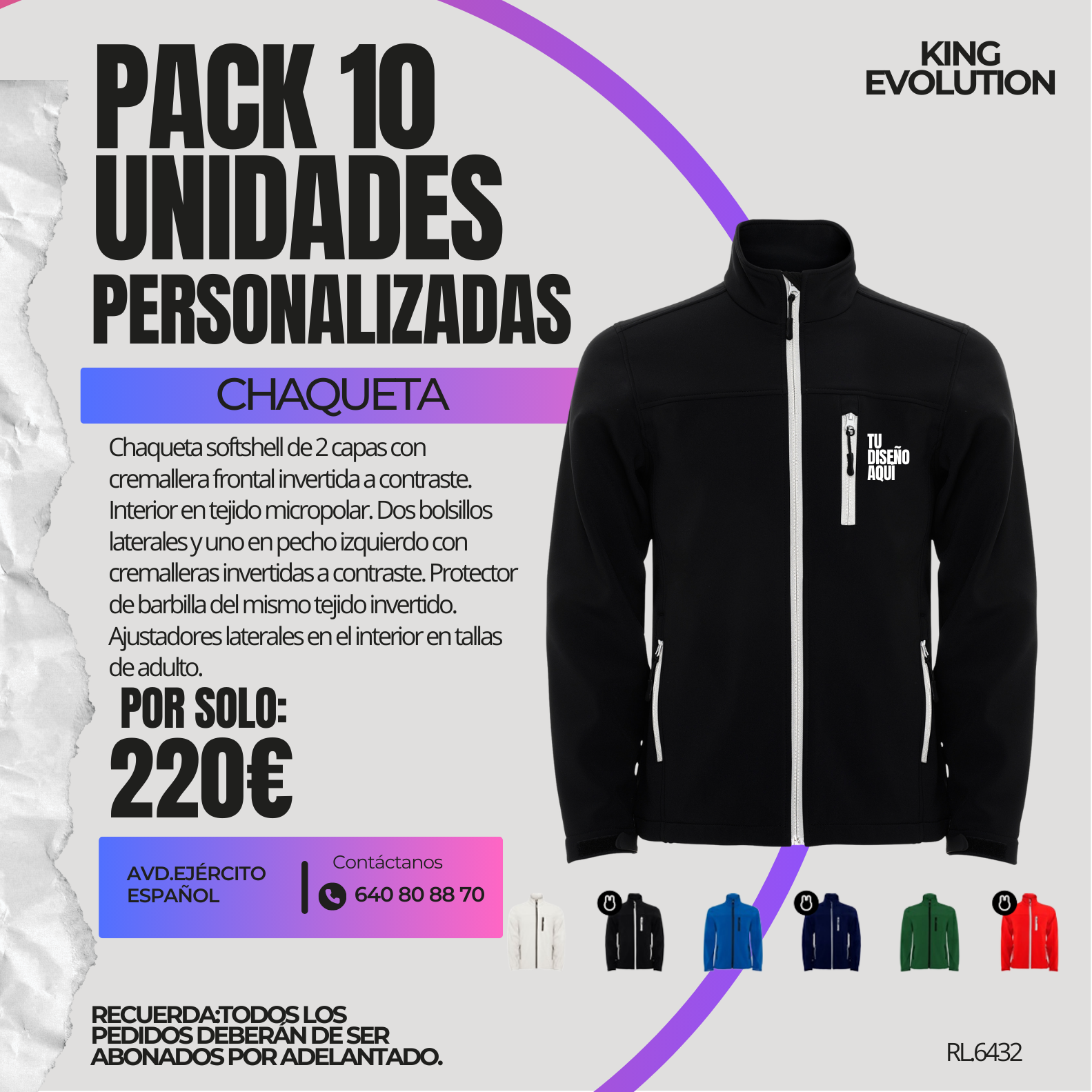 PACK CHAQUETA