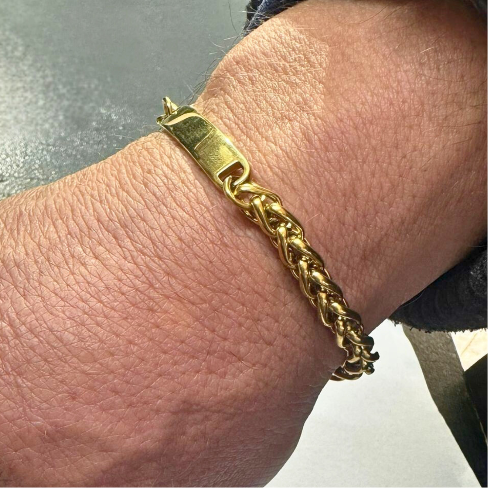 Pulsera esclava acero inoxidable personalizada