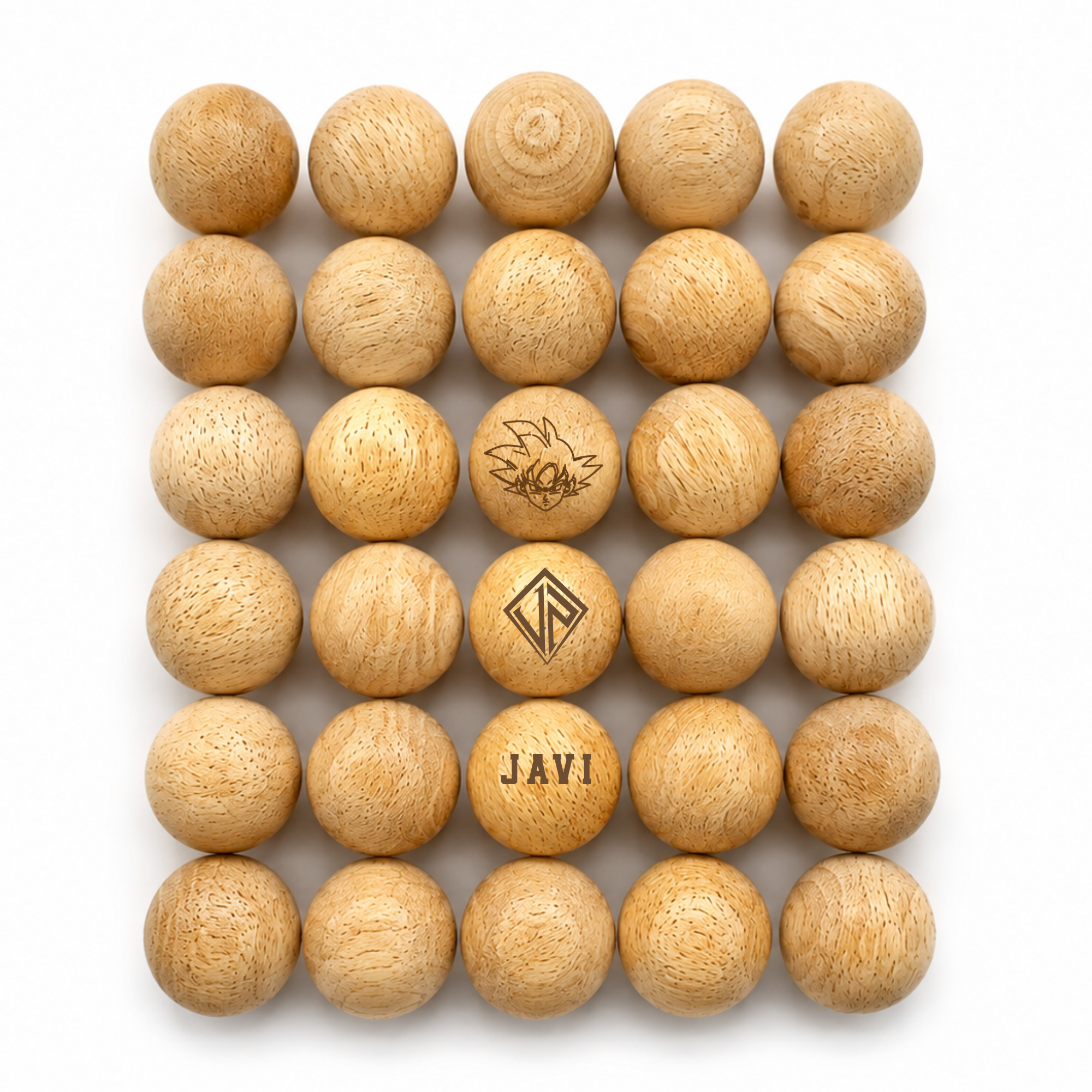 Boliches de Madera personalizables