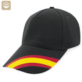 GORRA NACIONAL 5 PANELES ALGODN PEINADO COLOR NEGRO