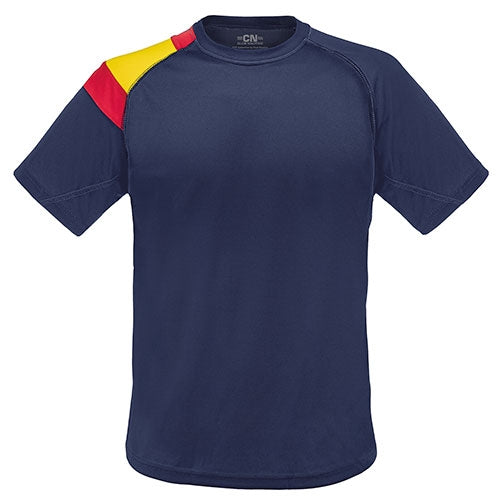 CAMISETA POLIESTER AZUL MARINO-ESPAÑA