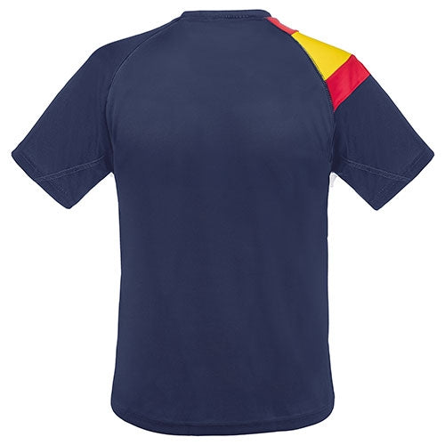 CAMISETA POLIESTER AZUL MARINO-ESPAÑA