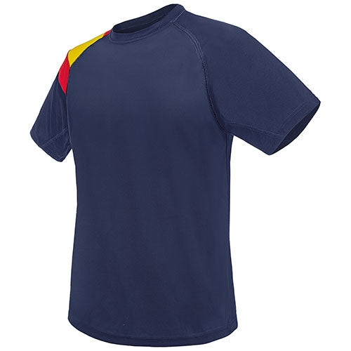 CAMISETA POLIESTER AZUL MARINO-ESPAÑA