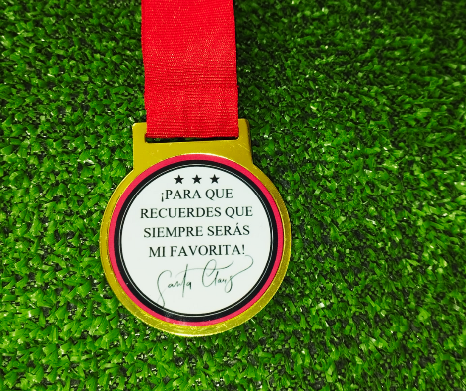 Medalla Firmada por Papá Noel