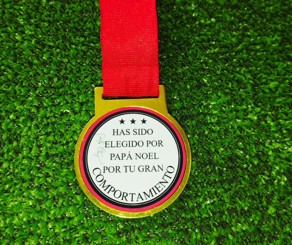Medalla Firmada por Papá Noel