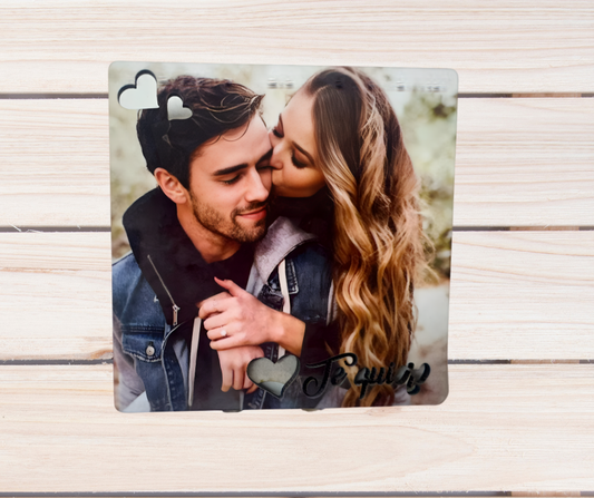 FOTOPANEL 9.5x9.5CM Te Quiero PERSONALIZADO