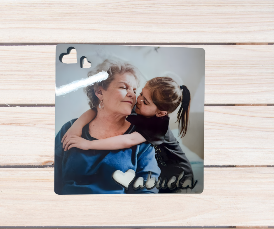 FOTOPANEL 9.5X9.5CM ABUELA PERSONALIZADO
