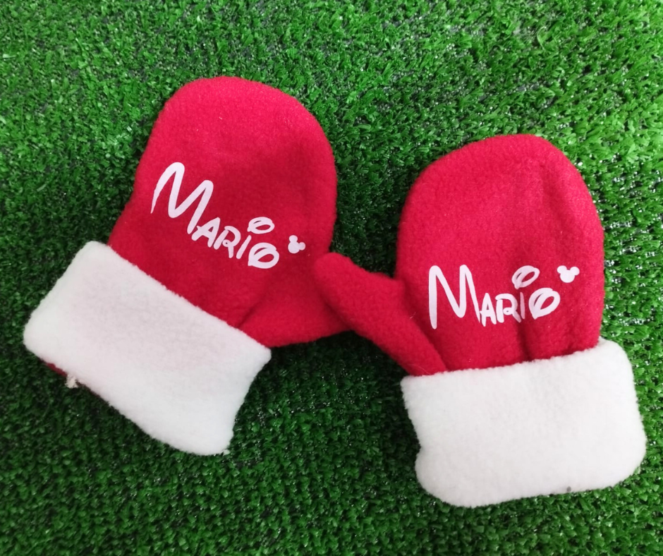 GUANTES PARA  BEBÉ  PERSONALIZADO